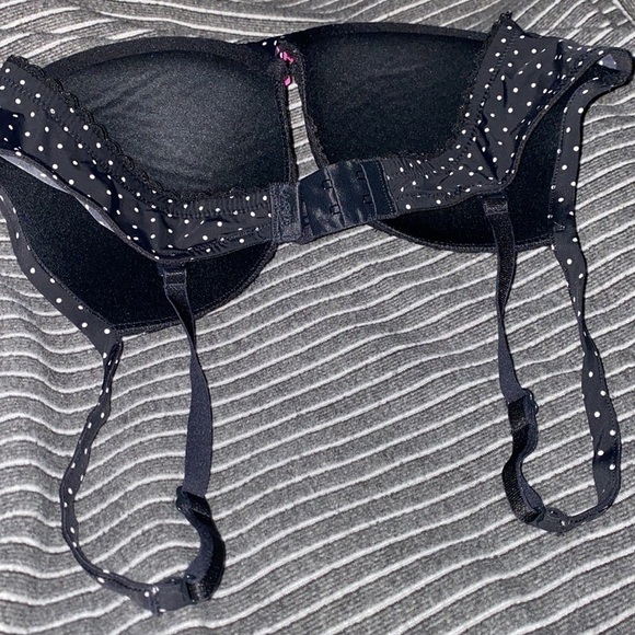 Lasenza perfectly me lace black Polka dot  bra 34DD - Picture 6 of 9